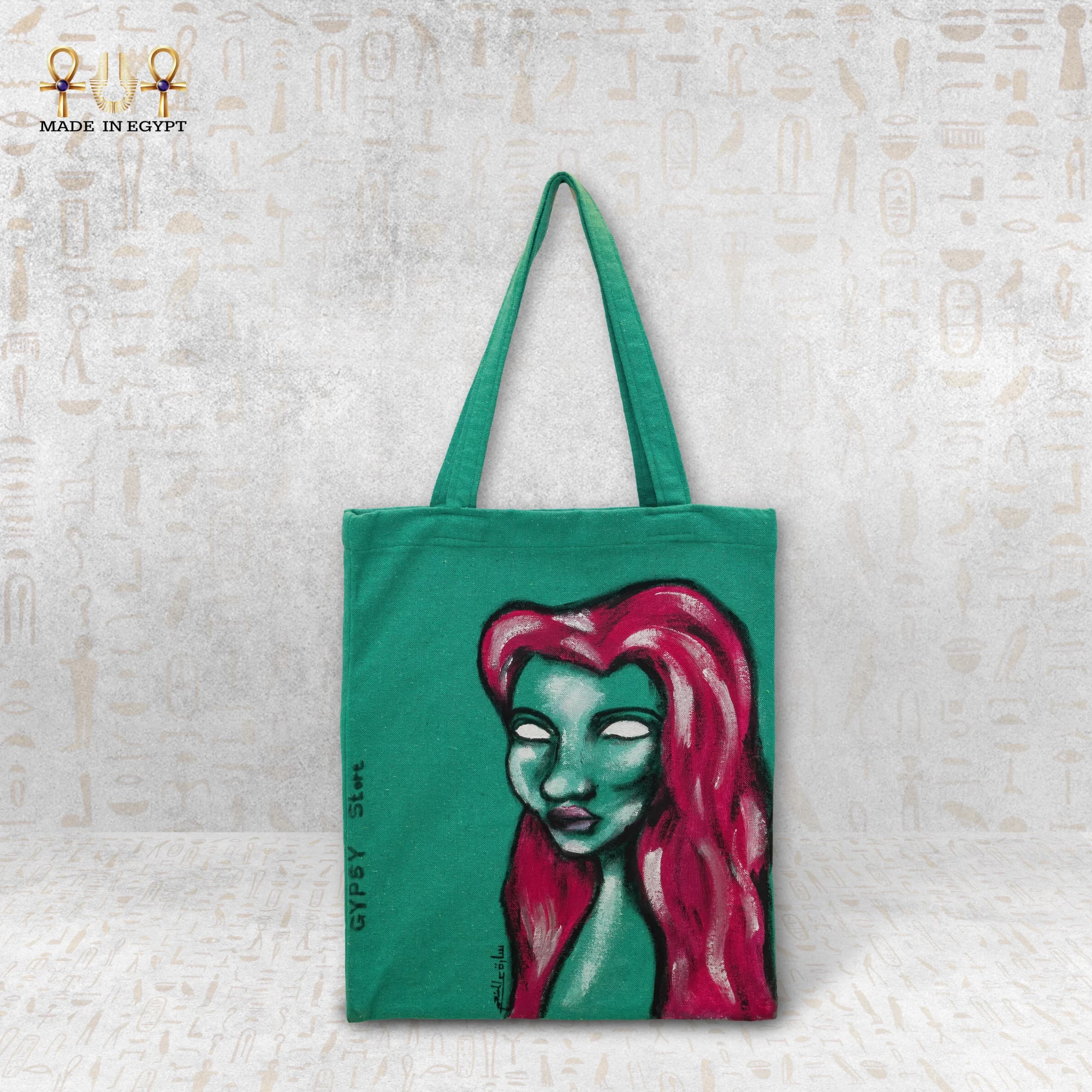 Green Mystery Tote Bag