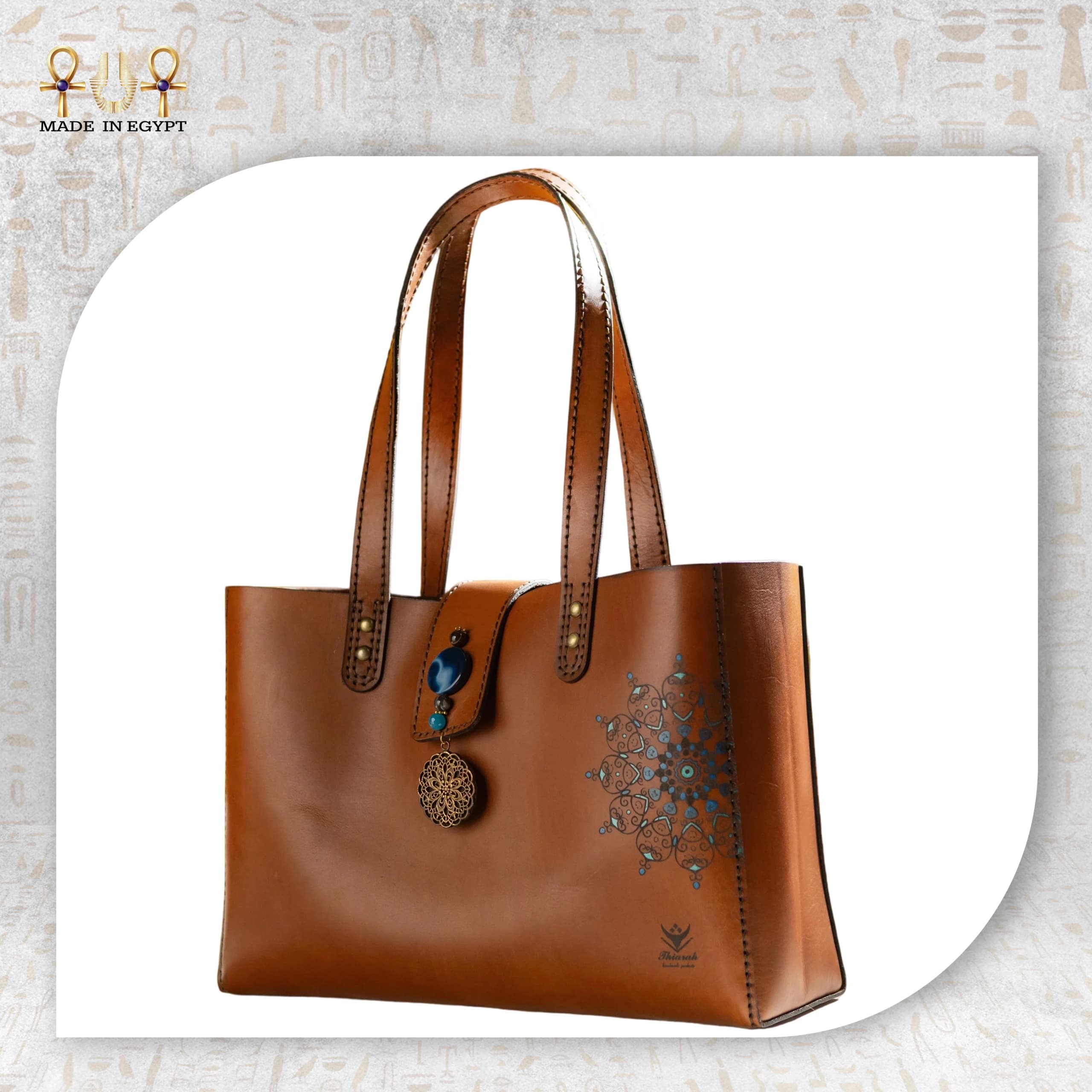 Art Pattern Leather Bag
